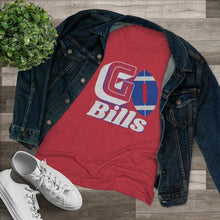 Load image into Gallery viewer, Go Bills! - Women's Triblend Tee