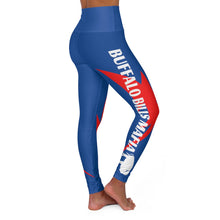 Load image into Gallery viewer, Buffalo Mafia - Blue High Waisted Yoga Leggings