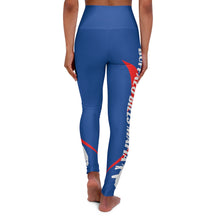 Load image into Gallery viewer, Buffalo Mafia - Blue High Waisted Yoga Leggings