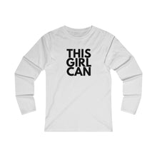 Load image into Gallery viewer, This Girl Can - Women's Fitted Long Sleeve Tee