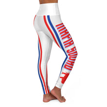 Load image into Gallery viewer, Buffalo Mafia Squad -White High Waisted Yoga Leggings
