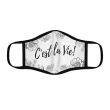 Load image into Gallery viewer, C'est la Vie - Fitted Polyester Face Mask