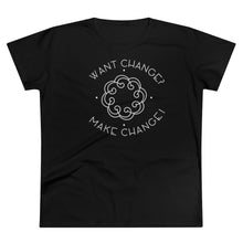 Load image into Gallery viewer, Want Change Make Change - Women's Premium Cotton Tee