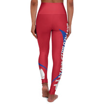 Load image into Gallery viewer, Buffalo Mafia - Red High Waisted Yoga Leggings