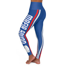 Load image into Gallery viewer, Buffalo Mafia Squad - Blue High Waisted Yoga Leggings