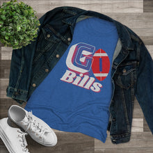 Load image into Gallery viewer, Go Bills! - Women's Triblend Tee