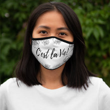 Load image into Gallery viewer, C'est la Vie - Fitted Polyester Face Mask