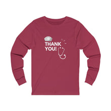 Load image into Gallery viewer, Thank you (medical team) - Unisex Jersey Long Sleeve Tee