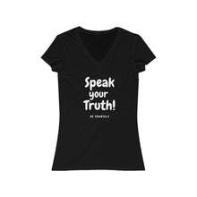 Load image into Gallery viewer, Women's Jersey Short Sleeve V-Neck Tee