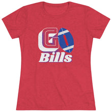 Load image into Gallery viewer, Go Bills! - Women's Triblend Tee