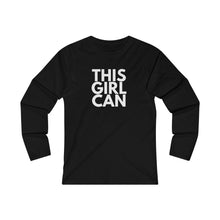Load image into Gallery viewer, This Girl Can - Women's Fitted Long Sleeve Tee