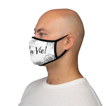 Load image into Gallery viewer, C'est la Vie - Fitted Polyester Face Mask