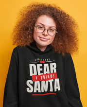 Load image into Gallery viewer, Dear Santa I Tried - Unisex Heavy Blend™ Hooded Sweatshirt