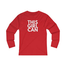 Load image into Gallery viewer, This Girl Can - Women's Fitted Long Sleeve Tee