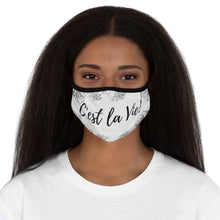 Load image into Gallery viewer, C'est la Vie - Fitted Polyester Face Mask