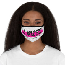 Load image into Gallery viewer, I miss your smile - Fitted Polyester Face Mask