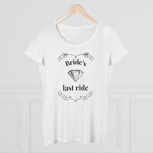 Load image into Gallery viewer, Bride&#39;s Last Ride - Organic Women&#39;s Lover T-shirt
