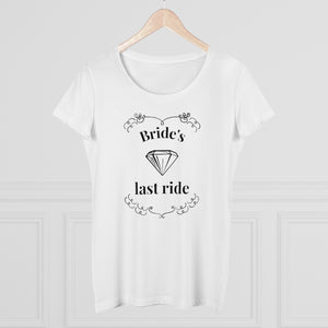 Bride's Last Ride - Organic Women's Lover T-shirt