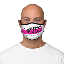 Load image into Gallery viewer, I miss your smile - Fitted Polyester Face Mask
