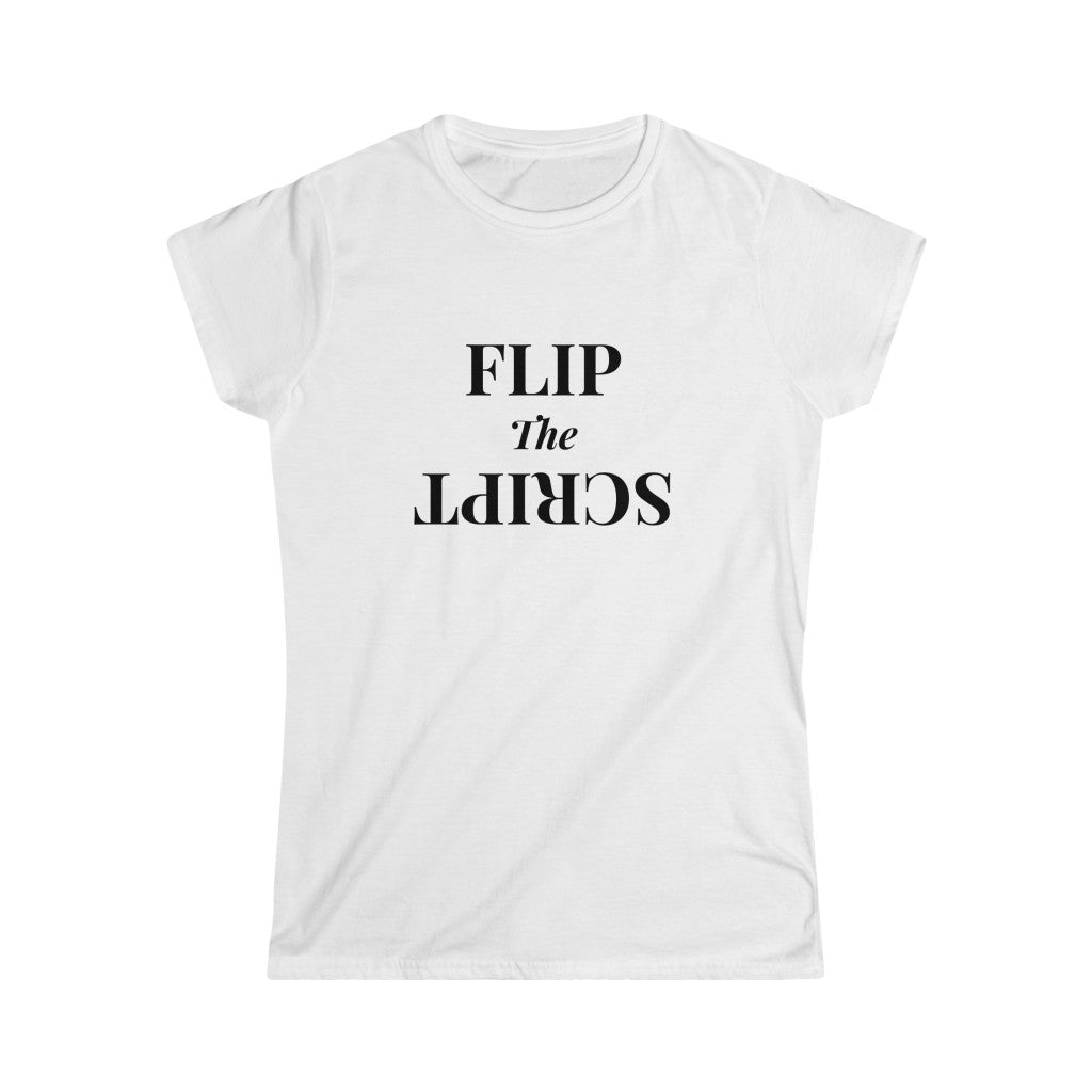 Flip the Script - Women's Softstyle Tee