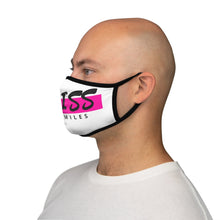 Load image into Gallery viewer, I miss your smile - Fitted Polyester Face Mask
