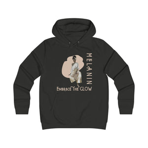 Melanin Embrace the Glow - Girlie College Hoodie