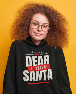 Dear Santa I Tried -  Unisex Heavy Blend™ Hooded Sweatshirt